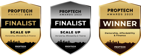 Proptech Awards 2023 Winner Badge Equity Flow